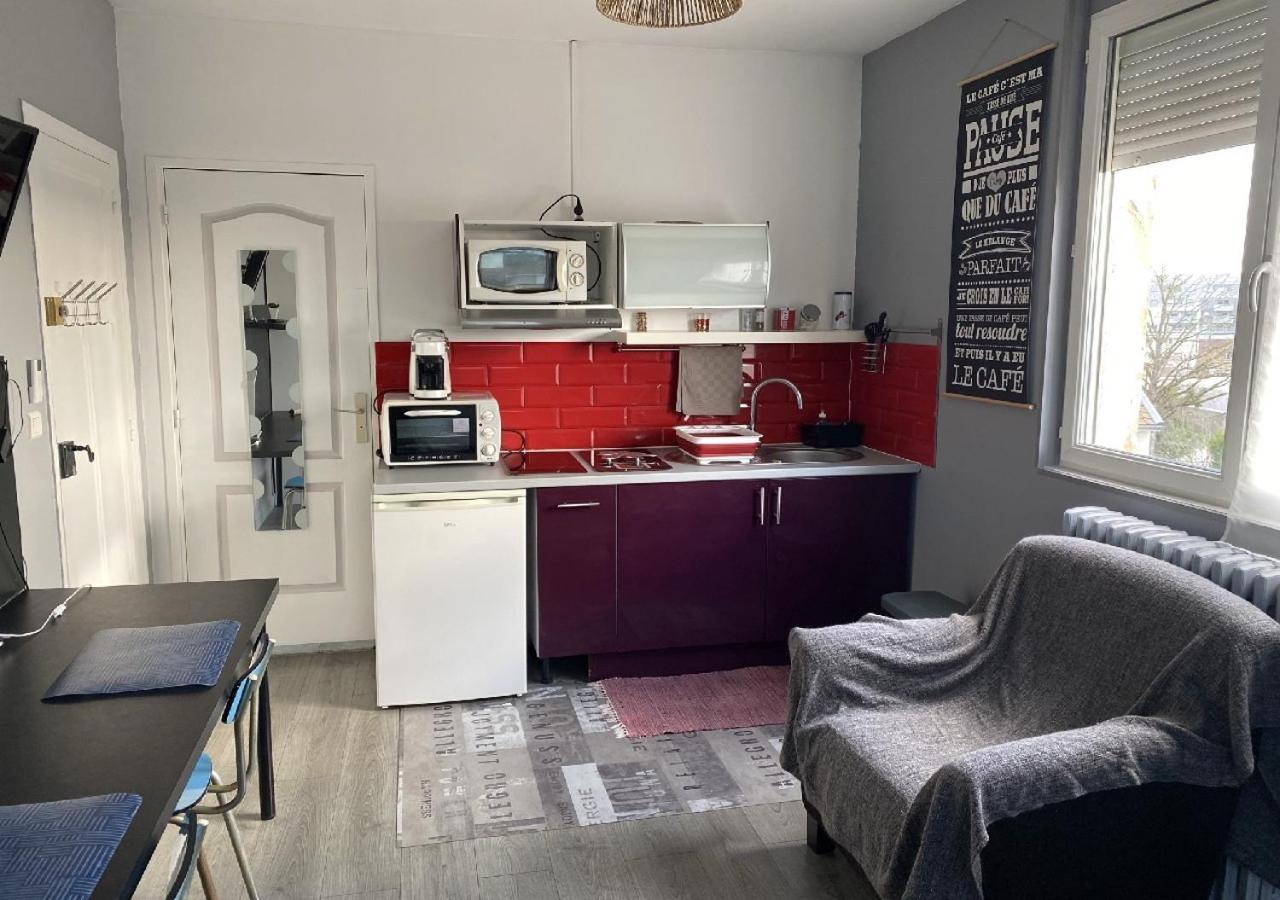 Jolie Studio 10Min Centre Ville Et 300M Quai De Seine Wifi Rouen Dış mekan fotoğraf